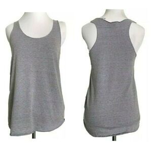 ALTERNATIVE EARTH Racerback Tank Top Sleeveless Summer Stretch Slinky Purple L